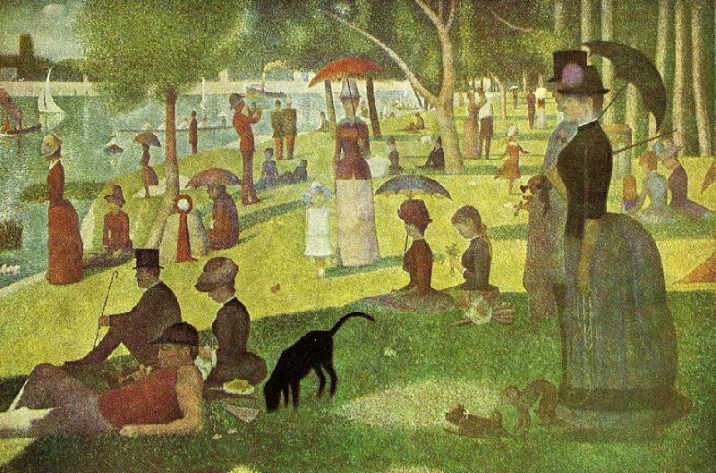 Georges Seurat parispromenad oil painting image